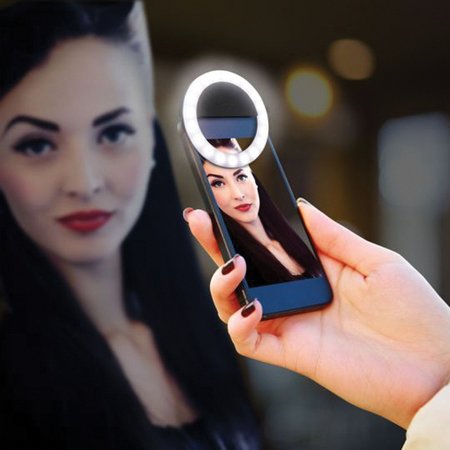 Arkon Spledring Rechargeable Led Selfie Clipon Ring Light SPLEDRING